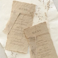 sisal menu paper
