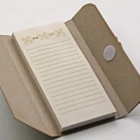 sisal paper foldable diary