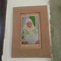 sisal picture frame of mama samia